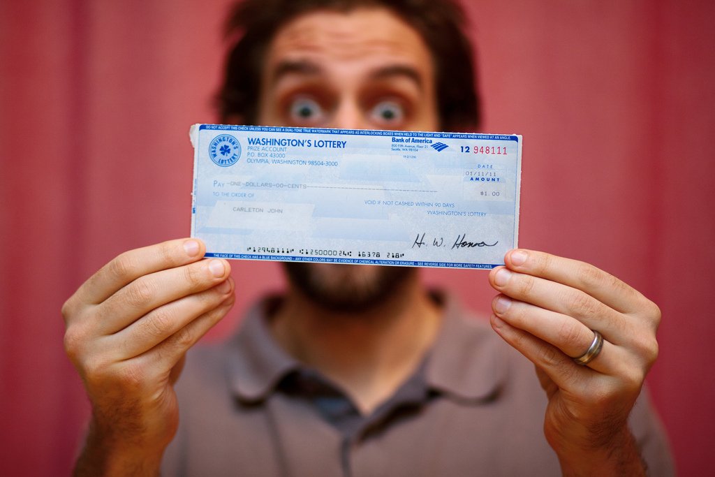 I won the lottery!!!