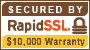 Secured by RapidSSL Seal